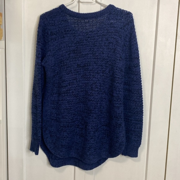 La Class Couture | Navy Blue Women's cable knit Sweater - oversized medium - Picture 8 of 8